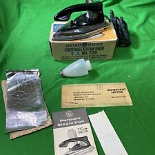 VINTAGE - GENERAL ELECTRIC GE - TRAVEL IRON 17F29- USED With Box picture