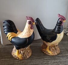 Sakura Vintge Rooster Salt and Pepper Shakers #CNA704 picture