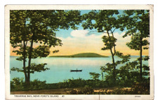 Power Island MI Postcard Henry Ford's Party Island Peninsula Township c1941 picture