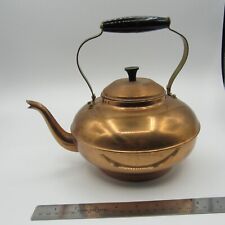 vintage Taurus made in Portugal Copper Teapot kettle  9