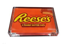 Reese's Peanut Butter Cups Acrylic Executive Display Piece Desk Top Paperweight picture