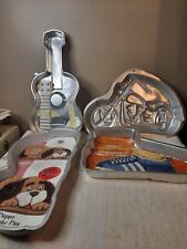 wilton cake pans vintage lot And Vintage Clown Toppers  picture