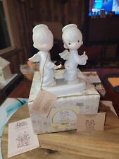 Precious Moments - Holy Smokes - Enesco 1982 Retired - E-2351- Angels Cute picture