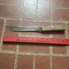 Antique Trade Knife  5-pin  Butcher Knife 13” picture