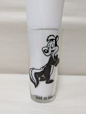 VINTAGE 1973 PEPE LE PEW PEPSI WARNER BROS DRINKING GLASS 16 OZ MINT picture