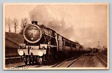 England Mancunian Business Train From Manchester To London VINTAGE Postcard picture
