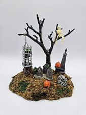 Vintage Lemax Spooky Town Caged Monster Halloween Village Retired  picture