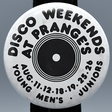 Disco Weekends at Pranges Button Pinback Vintage 1970s picture