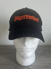 Jagermeister Liquor Black Orange Embroidered Logo Strapback Cap Hat picture