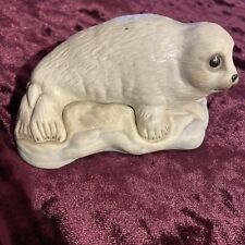 Edward Boehm Porcelain White Seal Pup On Iceberg #40127 Figurine USA 1950-1969 picture