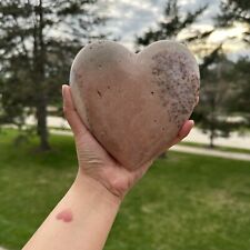 Large Pink Amethyst Heart Healing Crystal picture
