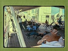 1966 USS Repose Hospital Ship Wounded On Deck Vietnam Ektachrome 35mm Slide picture