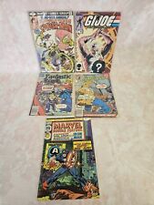 Marvel Comics Lot Of 5 1970s 1980s Spiderman G. I. Joe Fantastic Four picture