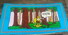 NEW Vintage 1989 Grimmy Dog Beach Towel Animal Funny Comic Strip Novelty picture