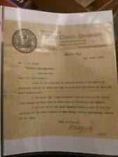 1896 State Council New Jersey Junior Order United American Mechanics Letterhead picture