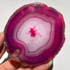 TOP95g Natural rare EXQUISITE Agate Slices-Crystal Healing  DL49 picture