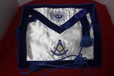 Blue masonic lodge apron picture
