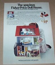 1979 advertising page - Fisher-Price toys CUTE little girl doll house PRINT AD picture