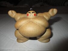 Sumo Wrestler Figurine Doll SHIKIRI Ceramic Made in Japan 2” New Asian Figure picture