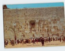Postcard Wailing Wall, Jerusalem, Israel picture