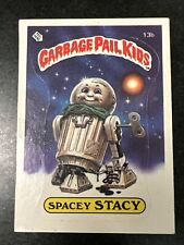 1985 Topps Garbage Pail Kids Spacey Stacy GPK Series 1 OS1 #13b Matte 2* Back picture