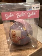 Barbie Vintage Glass Globe Ornament Mattel 90's picture