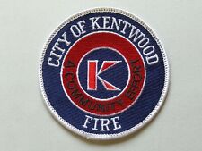 Vintage City of Kentwood Fire A Community Effort Patch Michigan Embroidered 4580 picture
