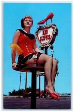 c1950's Cherry Creek Inn Motel Hotel Sexy Woman Denver Colorado CO Postcard picture