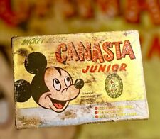 1950 Russell's Popular Games Walt Disney Mickey Mouse Canasta Junior COMPLETE picture