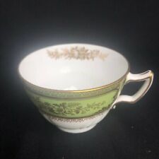 Vintage Wedgwood Etruria England Demitasse Cup Green Gilded  picture