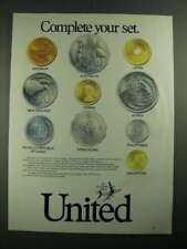 1987 United Airlines Ad - Complete Your Set picture