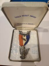 Boy Scouts of America Rare Stange Type 1 Eagle Scout Award Medal with Palm  BSA picture