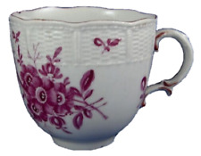Antique 18thC Ludwigsburg Porcelain Puce Floral Cup Porzellan Blumen Tasse picture
