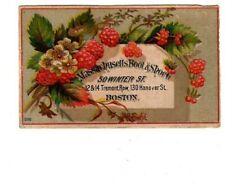 ca.1880's Advertising Trade Card - Massachusetts Boot & Shoes Co. Boston picture