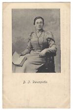 Valentina Dmitryeva 1900s Postcard Russian Soviet Writer Medical Doctor Teacher picture