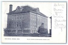 c1905 High School Building Campus Benson Minnesota MN Posted Antique Postcard picture