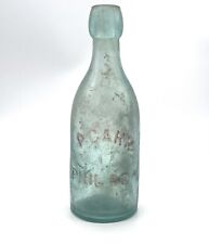 Antique P. Carr Philada Blob Top Bottle Philadelphia Pa Beer Soda  picture