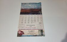 ESSO 1958 Travel Calender O. L. Tawes Co. Crisfield, MD picture