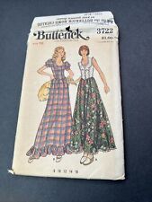 Vintage Butterick 3722 Complete Uncut Pattern Sz 16 Misses’ Dress picture