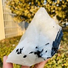 1140g Natural Beautiful Black tourmaline Quartz specimen Crystal  Healing Stone picture