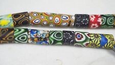 Antique African Trade Millefiori Venetian Beads Collectible Trade Bead Necklace picture