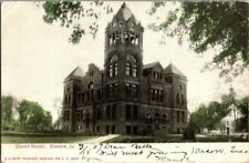 1907. COURT HOUSE. GARNER, IOWA POSTCARD q14 picture