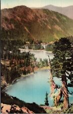 Hand Colored The Mount Baker–Snoqualmie National Forest Chain Lakes Washington picture