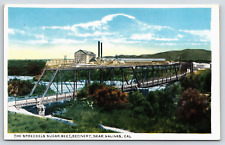 Original Old Vintage Postcard The Spreckels Sugar Beet Refinery Salinas, CA picture
