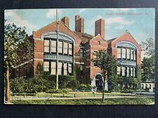 Postcard Waukegan IL - c1910s North School picture