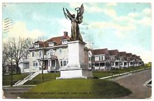 Jamaica Long Island NY Soldiers & Sailors Monument 1910 Vintage Postcard picture