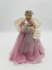 Handcrafted Artist Doll Fairy Angel Pink Rose Lace 12” Creations By Heidi Ford picture