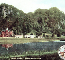 Ladore Hotel Derwentwater Postcard Vintage 1907 London & North Western Railway picture