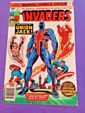 INVADERS #8 Union Jack  1976 picture