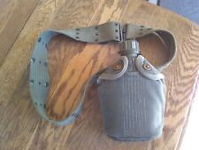 Vintage US Army 1976 Canteen with Belt USGI Military OD Green picture